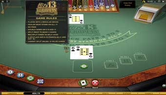 HI LO 13 Blackjack Gold