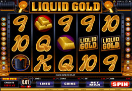 Liquid Gold Video Spielautomat 