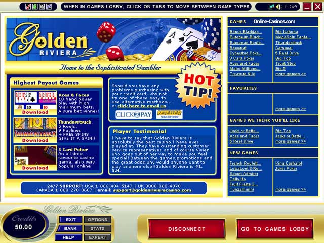 Golden Riviera Flash Casino Golden Riviera Flash Casino
